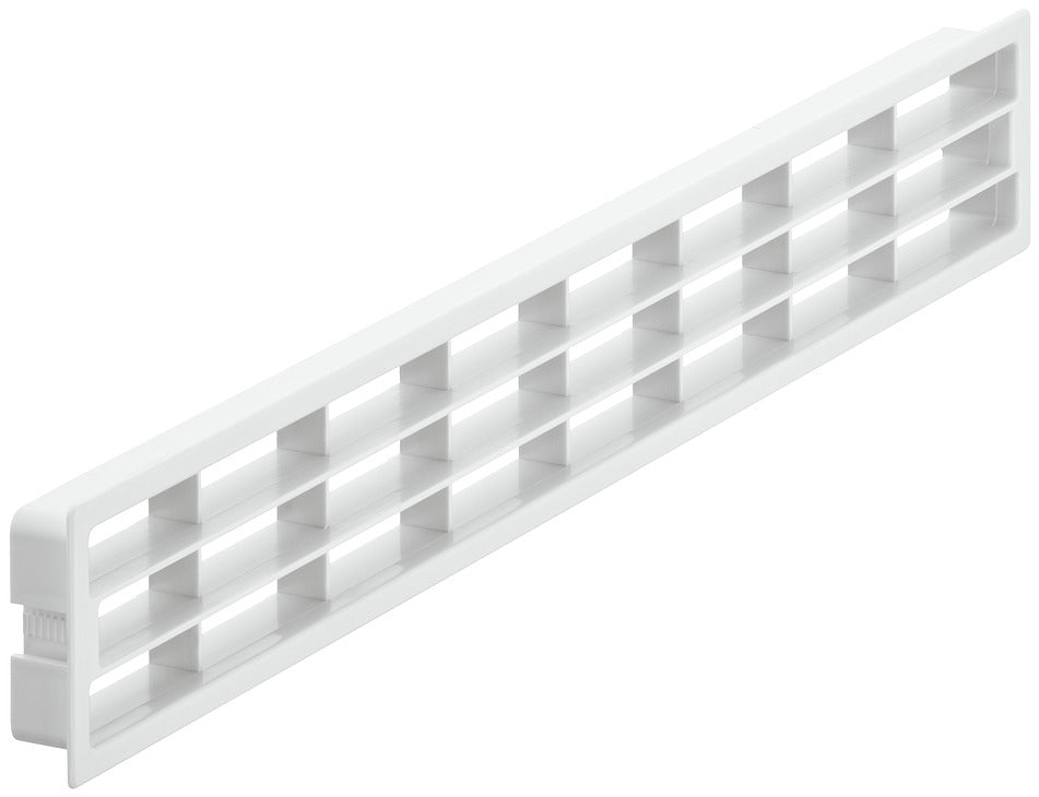 Ventilation Grille 458x65mm White Plastic