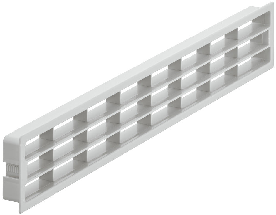 Ventilation Grille 458x65mm Grey Plastic