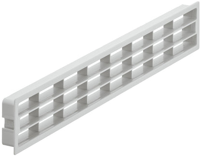 Ventilation Grille 458x65mm Grey Plastic