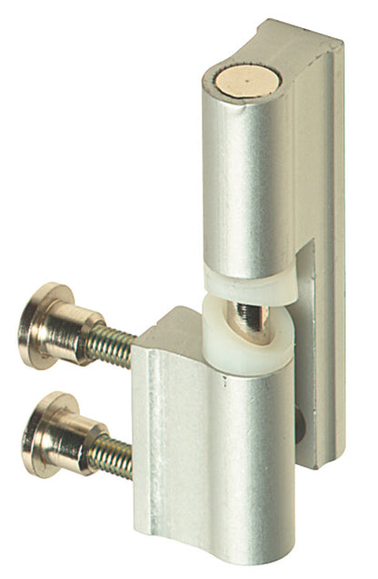 Hinge Set Heavy Duty 17-21mm Satin Anodised Aluminium