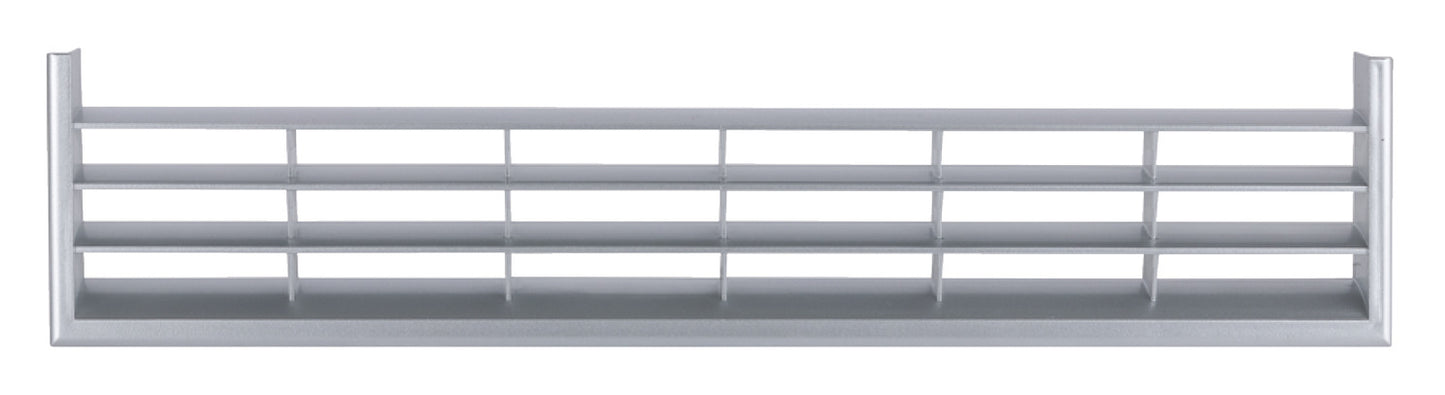 Ventilation Grille Recess Mounting 365x79mm Stainless Steel