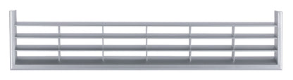 Ventilation Grille Recess Mounting 365x79mm Stainless Steel