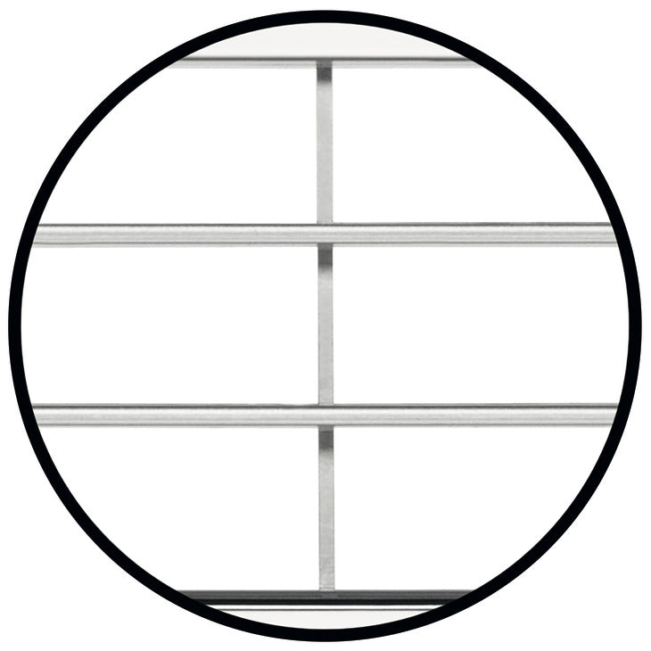 Ventilation Grille 458x65mm White Plastic