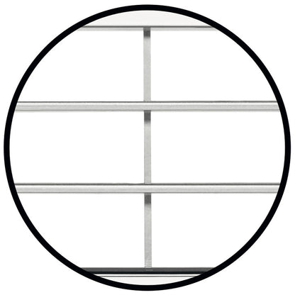 Ventilation Grille 458x65mm White Plastic