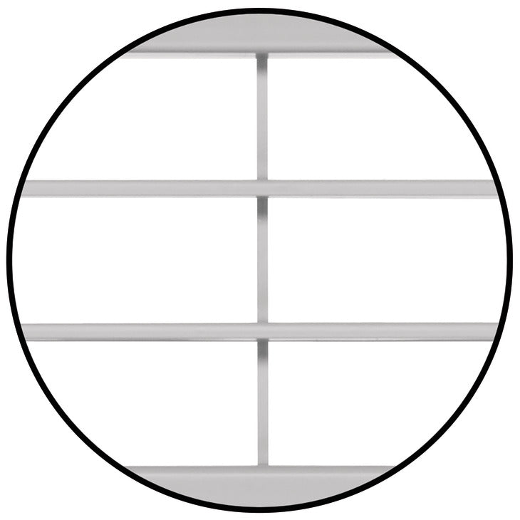 Ventilation Grille 400x83mm Brown Plastic