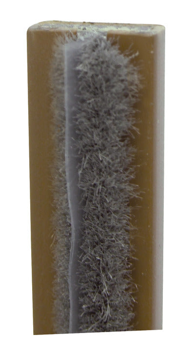 Intumescent Fire and Smoke Seal Brush 15x4x2100mm Brown