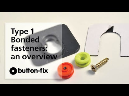 BUTTONFIX TYPE1 BONDED SQUARE x20