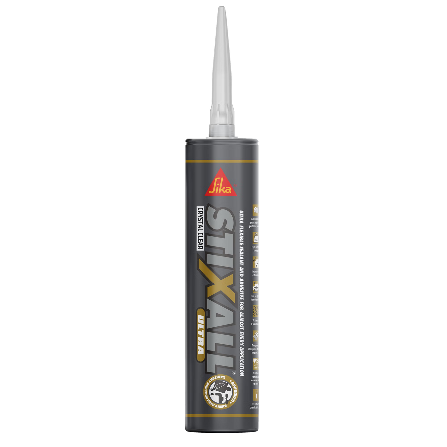 Sika Stixall Ultra Crystal Clear Adhesive & Sealant 300ml cartridge – GLU022J