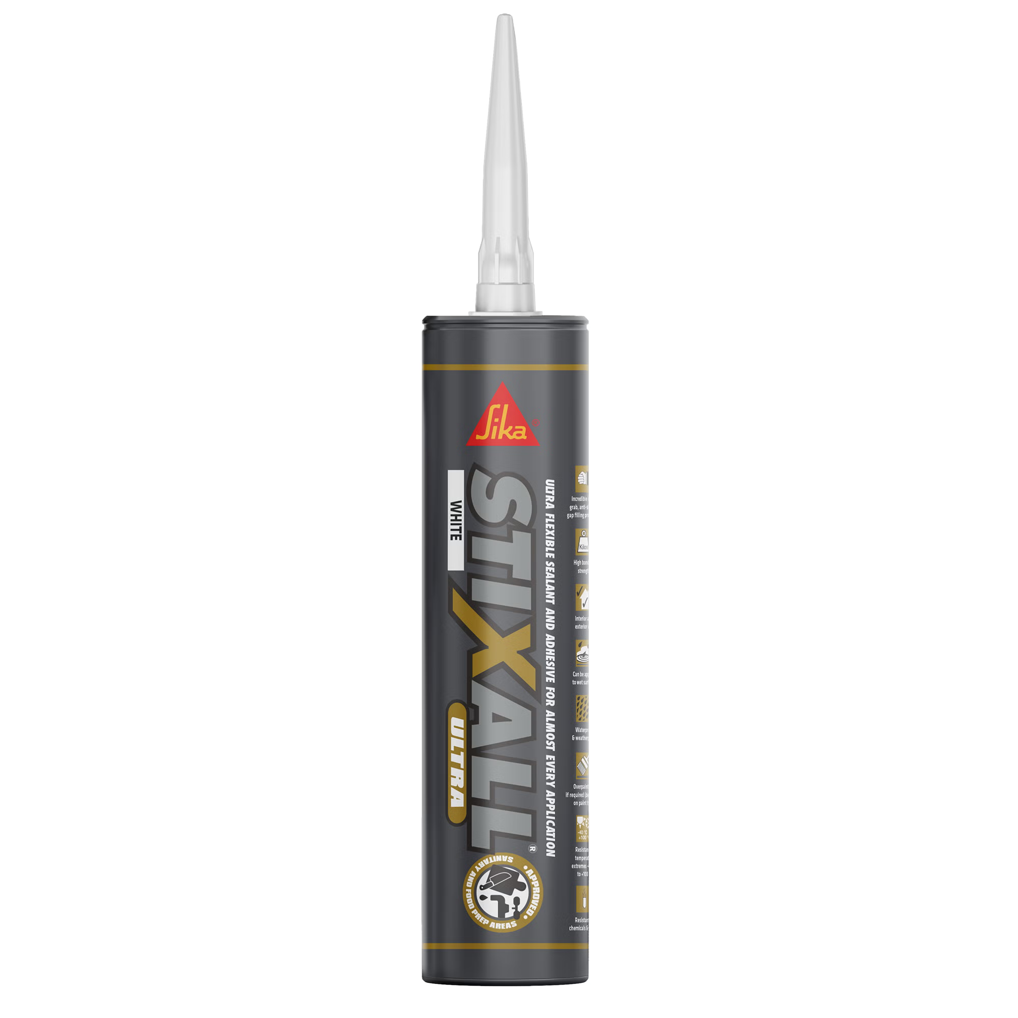 Sika Stixall Ultra Adhesive & Sealant 300ml White cartridge – GLU022K