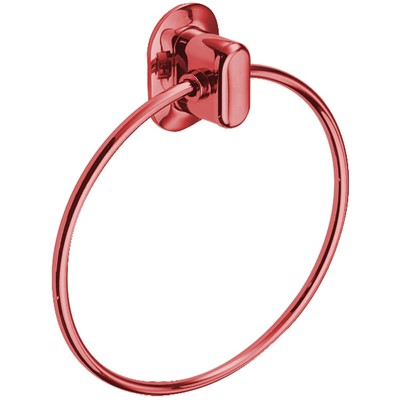 KINGFISHER TOWEL RING RED