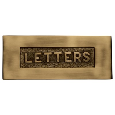 EMBOSSED LETTER PLATE 254x101 ABR