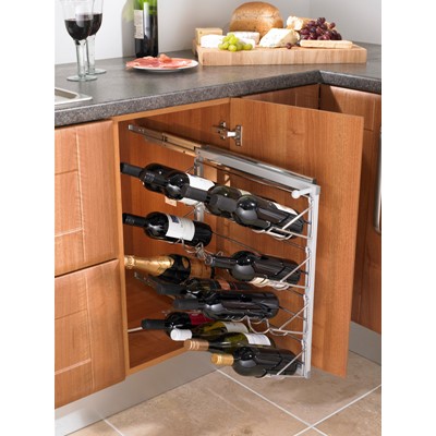 PULL-OUT WINE RACK 20BOTTLE 400 CP