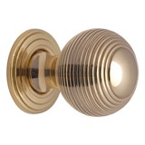 CABINET PULL REEDED SPHERE Ø38 PBR