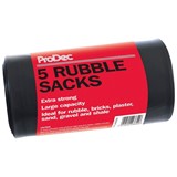 RUBBLE SACKS HD PVC PACK 5