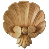 CARVED SCALLOPED SHELL MEDIUM