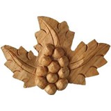 CARVED GRAPE MOTIF SMALL