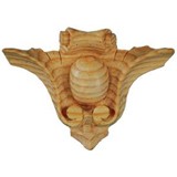 CARVED VICTORIAN SHIELD SMALL