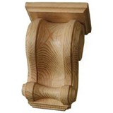 CARVED PROVENCAL CORBEL XL MAPLE
