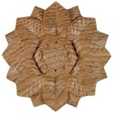 CARVED CLASSICAL ROSETTE SMALL