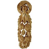 CARVED HARVEST WALL PLAQUE