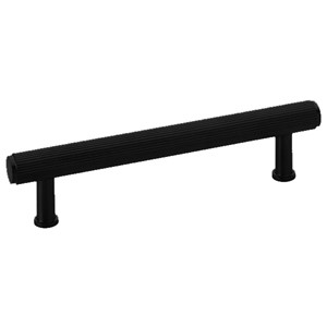 AW REEDED CABINET PULL 128HC BLK