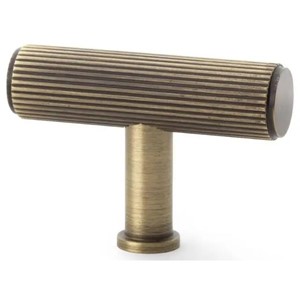 AW CRISPIN T-BAR REEDED KNOB ABR